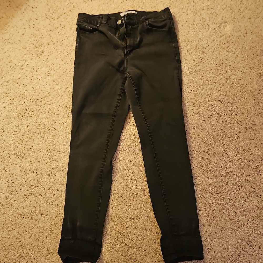 Garage Denim Black Skinny Jeans